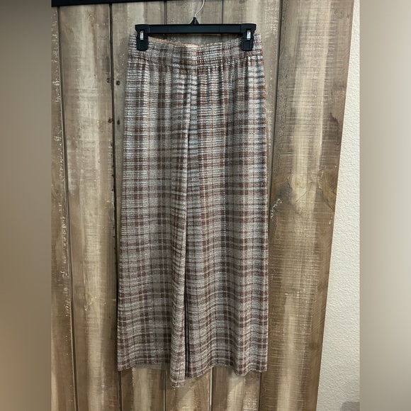 Alice + Olivia Elba Metallic Plaid Ankle Pant, S - Picture 13 of 14